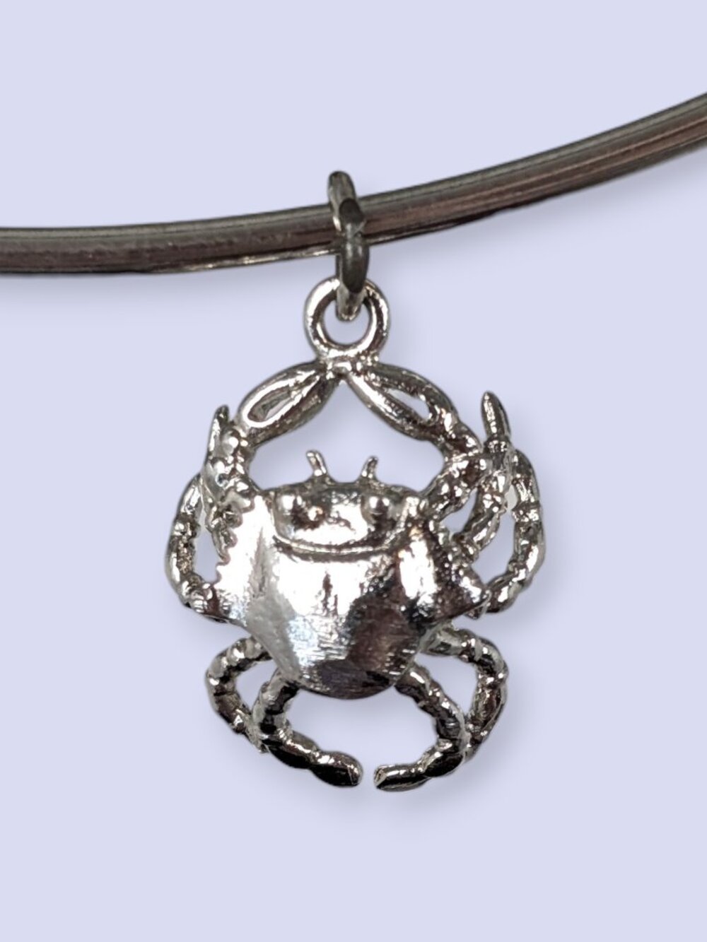Vintage Wells Sterling Silver Crab Cancer Zodiac Charm